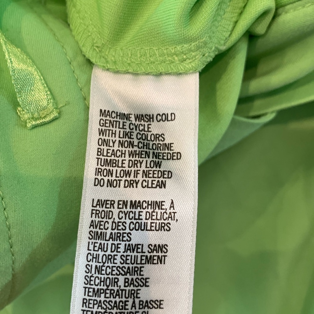 Izod Green and White Golf Skirt & Shirt Size 4 with Black Trim #101 - Picture 8 of 14